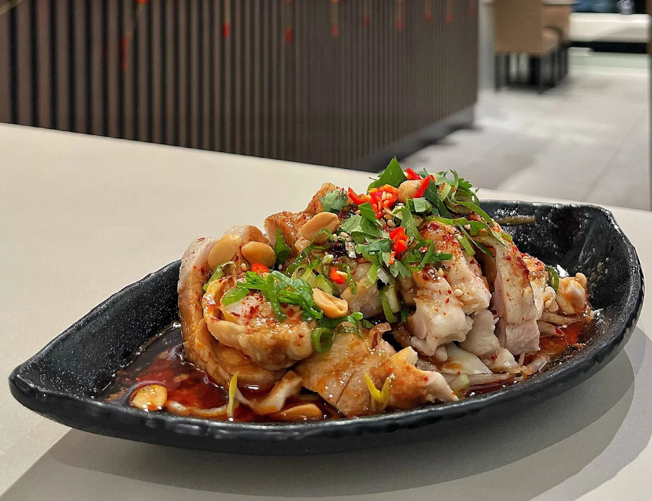 Spicy cold chicken